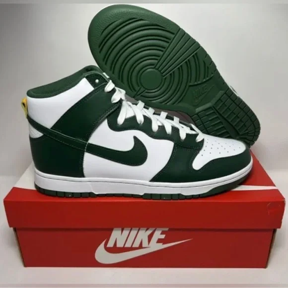 Nike Dunk High Australia Noble Green White Gold DD1399-300 - Picture 3 of 16